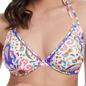 Freya Indio Bikini Top Plunge Halterneck
